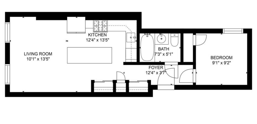 Apartamento de 1 Quarto à Venda em Manhattan Nova Iorque