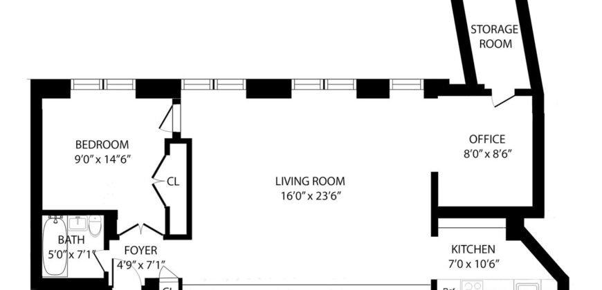 Apartamento de 1 Quarto à Venda em Manhattan Nova Iorque