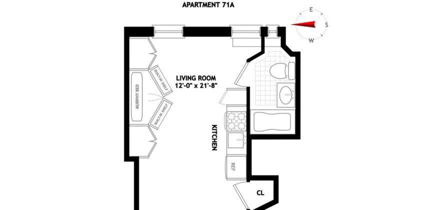 Studio à Venda em 140 West 69th Street – Manhattan, Nova Iorque