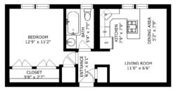 Apartamento de 1 Quarto à Venda em Manhattan Nova Iorque