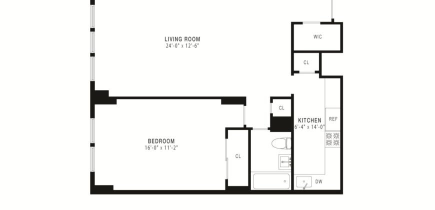 Apartamento de 1 Quarto à Venda em Manhattan Nova Iorque