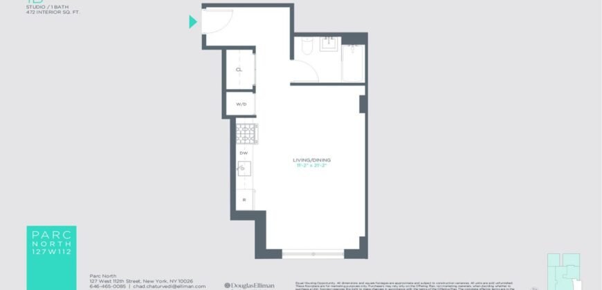 127 West 112th Street, Unit 1B, Harlem, Manhattan, NY 10026