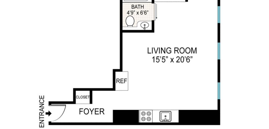 Studio à Venda em 155 East 49th Street – Manhattan, Nova Iorque