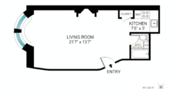 Studio à Venda em 632 West End Avenue – Manhattan, Nova Iorque